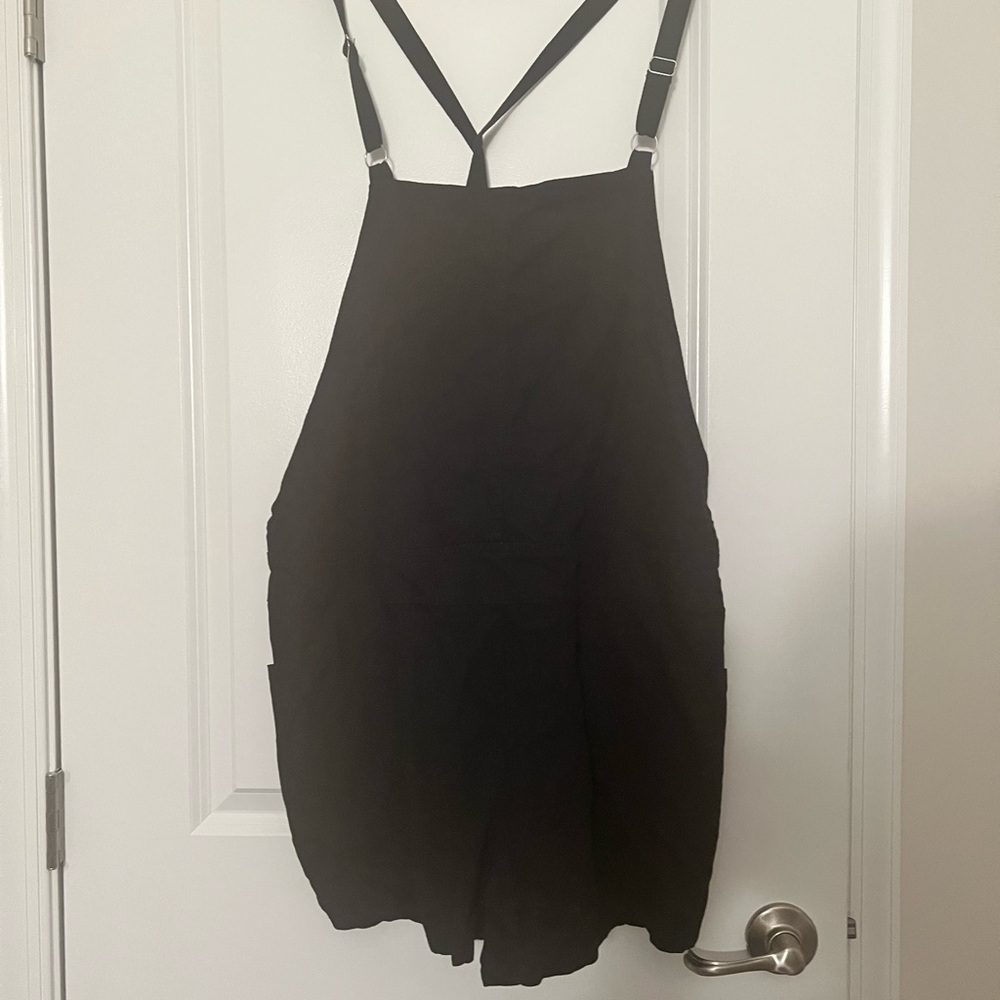 Torrid Black Overalls Shorts